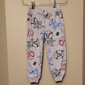 Marvel grey Spider-Man print joggers/sweatpants